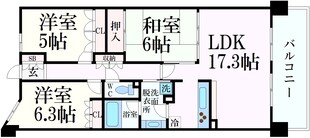 甲南山手駅 徒歩6分 1階の物件間取画像